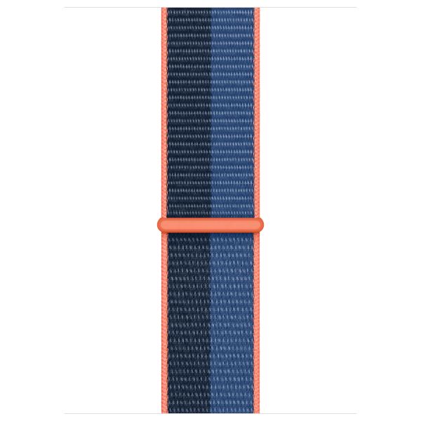 Apple Bracelet Sport Loop Apple Watch Series 1 à 10 / SE / Ultra (2) (44/45/46/49 mm) - Blue Jay/Abyss Blue