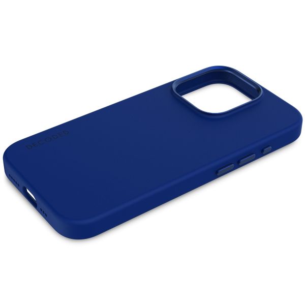 Decoded Coque en silicone MagSafe iPhone 15 Pro Max - Bleu foncé