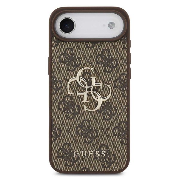 Guess Coque 4G Metal Logo Backcover Apple iPhone Air - Marron