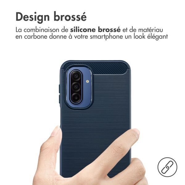 imoshion Coque Brushed Samsung Galaxy A17 - Bleu foncé