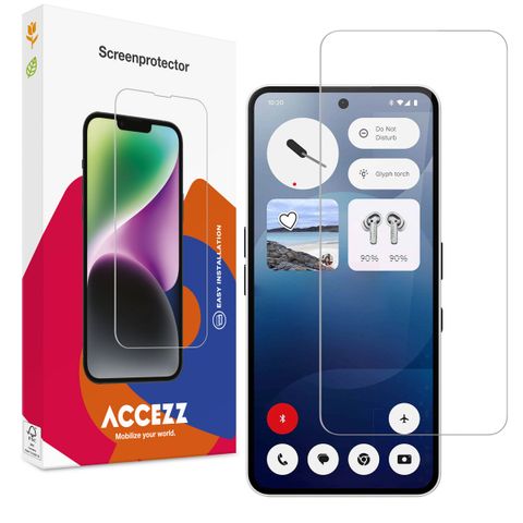 Accezz Protection d'écran en verre trempé Nothing Phone (3a) / (3a) Pro