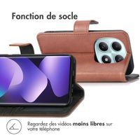 imoshion Étui de télephone portefeuille Xiaomi Redmi Note 15 (5G) - Marron