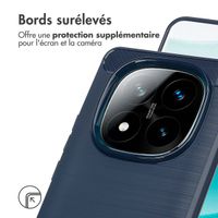 imoshion Coque Brushed Xiaomi Redmi Note 14 Pro (5G) - Bleu foncé