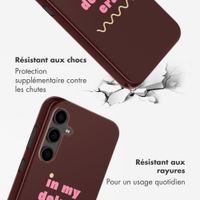 Selencia Coque arrière Vivid Samsung Galaxy S24 FE - Delulu