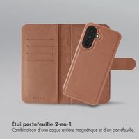 Selencia Étui portefeuille amovible Olyn avec MagSafe Samsung Galaxy A37 (5G) - Marron