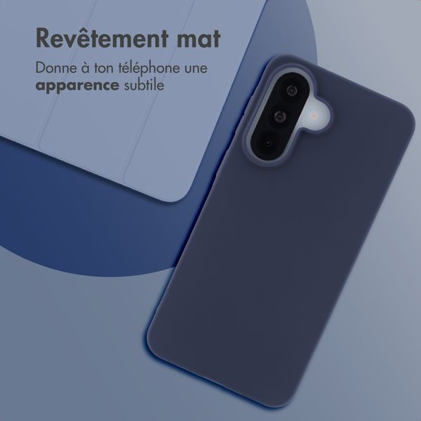 imoshion Coque Couleur Samsung Galaxy A37 (5G) - Bleu foncé