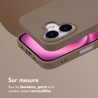 imoshion Coque Couleur Apple iPhone 16 - Marron