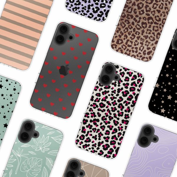 imoshion Coque Design Apple iPhone 16 - Red Hearts