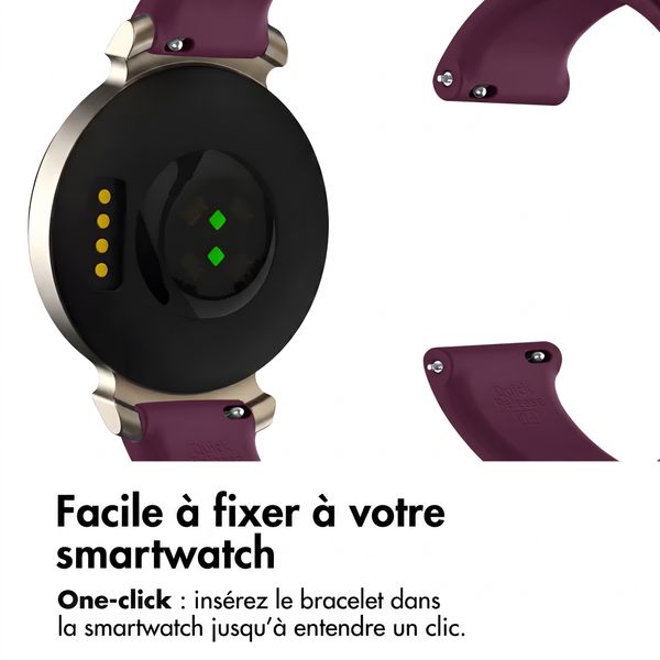 imoshion Bracelet silicone Garmin Lily 2 - Rouge foncé