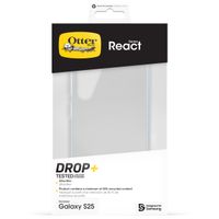 OtterBox Coque arrière React Samsung Galaxy S25 - Transparent