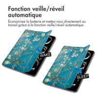 imoshion Coque tablette Design Trifold Apple iPad Pro 11 (2024) M4 - Green Plant