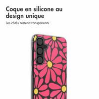 imoshion Coque design pour Samsung Galaxy A55 - Dusty Rose Flowers Connect