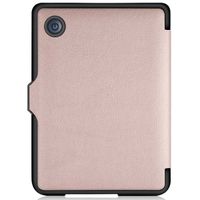 imoshion Étui de liseuse portefeuille Slim Hard Kobo Clara 2E / Tolino Shine 4 - Rose Doré
