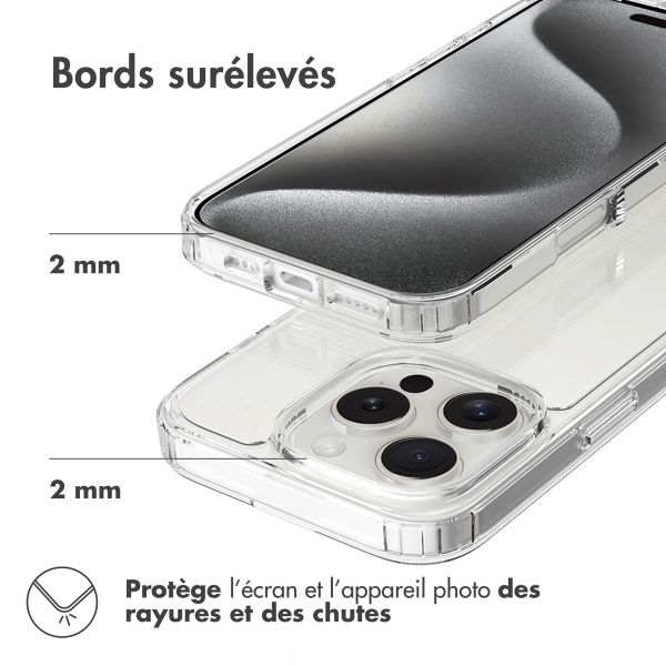 Accezz Coque Xtreme Impact Apple iPhone 16 Pro - Transparent