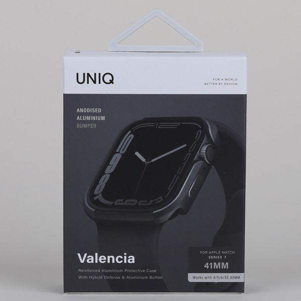 Uniq Valencia Coque Apple Watch 4-6 / SE - 40/41 mm - Graphite