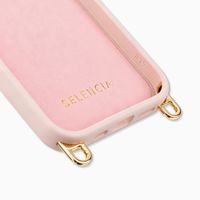 Selencia Coque arrière Rivièra avec MagSafe avec crochets amovibles Apple iPhone 15 - Sorbet Pink