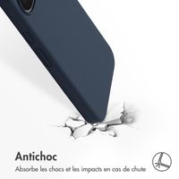 Accezz Coque Liquid Silicone Google Pixel 10 Pro XL - Bleu foncé