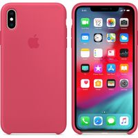 Apple Coque en silicone Apple iPhone Xs Max - Hibiscus