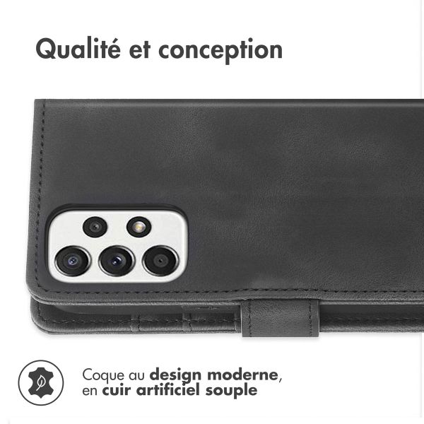 imoshion Etui de télephone portefeuille avec cordon Samsung Galaxy A53 - Noir