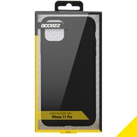 Accezz Coque Liquid Silicone Apple iPhone 11 Pro - Noir
