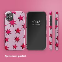 Selencia Coque arrière Vivid Apple iPhone 11 - Stars Rubine Red Light Pink