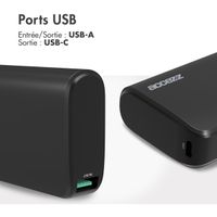 Accezz  Omega Series - Powerbank - 20.000 mAh - USB-A & USB-C - Power Delivery - 35 Watt - Noir