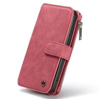 CaseMe Étui luxe 2-en-1 à rabat iPhone 12 Pro Max - Rouge