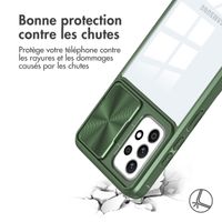 imoshion Coque arrière Camslider Samsung Galaxy A52(s) (5G/4G) - Vert foncé