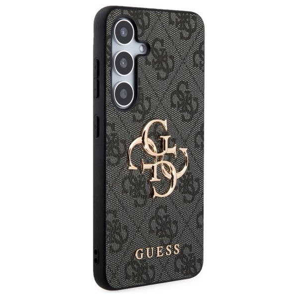 Guess Coque 4G Metal Logo Backcover Samsung Galaxy S24 Plus - Noir