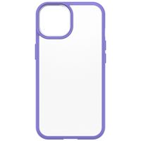 OtterBox Coque arrière React iPhone 14 - Transparent / Violet