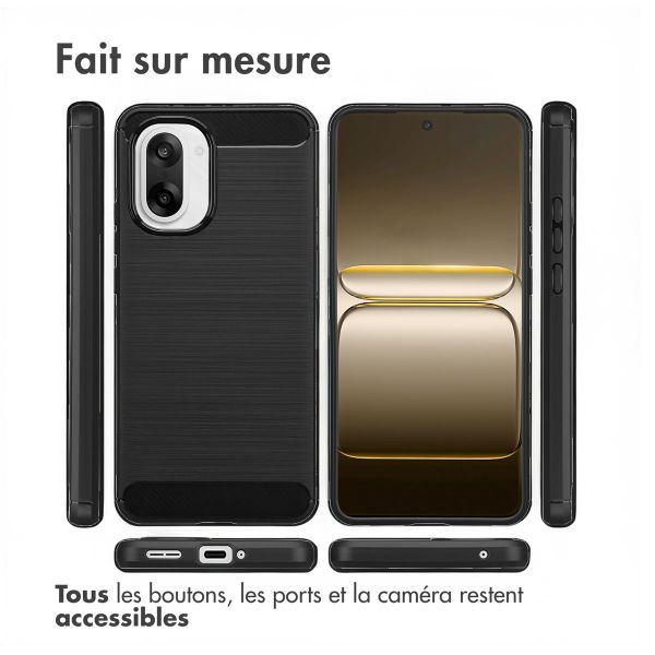 imoshion Coque Brushed OnePlus Nord CE5 - Noir