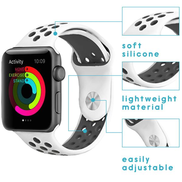 imoshion Bracelet sportif en silicone Apple Watch 1-6 / SE / Ultra (2) - 42/44/45 mm