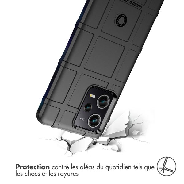 imoshion Coque Arrière Rugged Shield Xiaomi Poco X5 Pro 5G - Noir