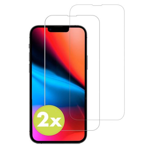 Accezz Protection d'écran en verre trempé 2-pack iPhone 13 Pro Max / 14 Plus