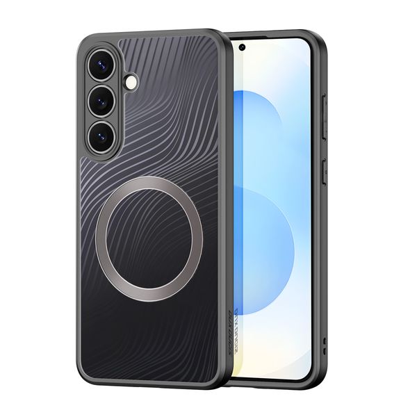 Dux Ducis Coque arrière Aimo avec MagSafe Samsung Galaxy S25 FE - Transparent