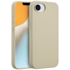 Accezz Coque Liquid Silicone avec MagSafe iPhone 16e - Stone