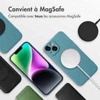 imoshion Coque Couleur avec MagSafe Apple iPhone 14 - Smoke Green