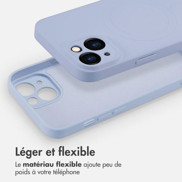 imoshion Coque Couleur avec MagSafe iPhone 14 - Lilas