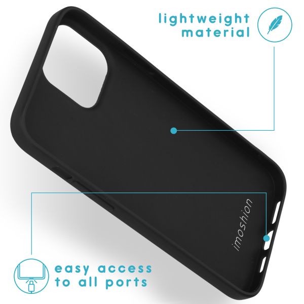 imoshion Coque Couleur iPhone 13 Pro Max - Noir