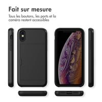 imoshion Coque arrière avec porte-cartes Apple iPhone X / Xs - Noir