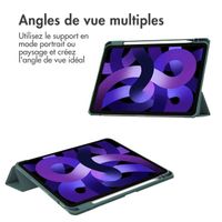 imoshion Coque tablette rigide Trifold Apple iPad Air 11 pouces (2025) M3 / (2024) M2 / Air 5 (2022) / Air 4 (2020) - Vert