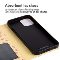 imoshion Étui de télephone portefeuille Design Apple iPhone 11 - Sunny Yellow Petite Flowers