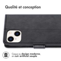 imoshion Étui de télephone portefeuille Apple iPhone 15 - Noir