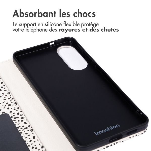 imoshion Étui de télephone portefeuille Design Samsung Galaxy S25 Edge - Desert Dots