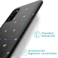 imoshion Coque Design Samsung Galaxy A41 - Etoiles / Noir