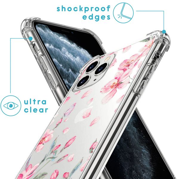 imoshion Coque Design avec cordon iPhone 11 Pro Max - Blossom Watercolor