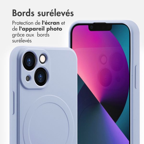 imoshion Coque Couleur avec MagSafe Apple iPhone 13 Mini - Lila