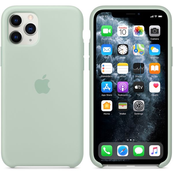 Apple Coque en silicone iPhone 11 Pro - Beryl