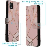 imoshion Coque silicone design Galaxy A22 (5G) - Pink Graphic