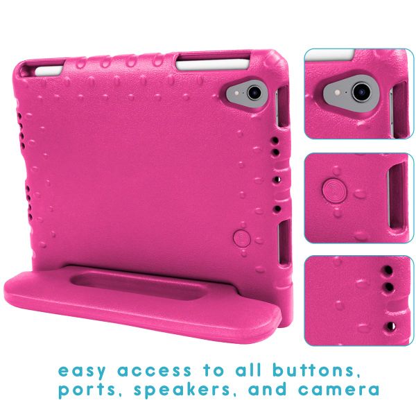 imoshion Coque kidsproof avec poignée Apple iPad Mini 7 (2024) / iPad Mini 6 (2021) - Rose